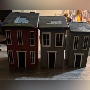 Rustic Wood Kitchen Canisters